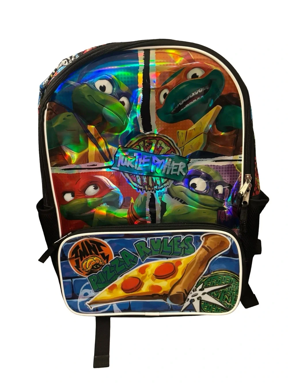 Youth Multicolor Teenage Mutant Ninja Turtles Backpack Travel Camping School Bag